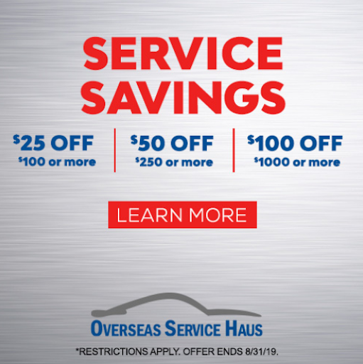 Auto Service Savings from $25 to $100 Off on Services